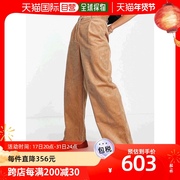 香港直邮潮奢 monki 女士Monki 灯芯绒驼色裤子