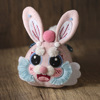 兔子手工刺绣diy材料包自绣缝制立体布艺玩偶摆件兔新年礼物