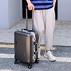 行李箱男女商务超轻耐用万向轮铝框旅行箱学生拉杆箱20寸24寸26寸