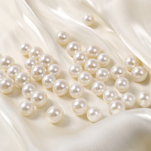 ABS高亮仿珍珠盒装散珠diy手工制作饰品耳环材料包发饰配件串珠子