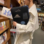 韩国艺术几何ipa平板内胆，包收纳(包收纳)保护套macbook14寸笔记本电脑包男