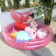 儿童小型游泳池婴幼儿游泳池家用冲气充气水池小孩子海洋球池宝宝