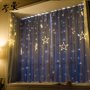 魔术贴窗帘自粘式免打孔安装卧室，遮光布ins风，简易遮阳宿舍2022