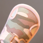 婴儿鞋子0-1岁新生宝宝学步鞋夏季凉鞋6-12个月8女男软底布鞋布底