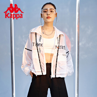 Kappa卡帕outlets外套茄克背靠背女运动休闲夹克开衫K0C42JJ20F