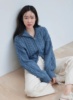 韩国设计师明星同款复古翻领羊绒粗麻花针织拉链立领开衫毛衣外套