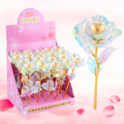 情人节礼物玫瑰花创意棒棒糖，花束送女生巧克力糖果感恩节零食