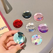 1pcs colorful 3D gem popular round mobile phone folding