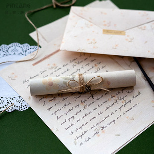特种纸加厚复古信纸信封，套装浪漫手写表白情书，送女友高级感信笺
