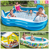 intex游泳池家用儿童大号，戏水池室内小孩，球池户外遮阳加厚充气池
