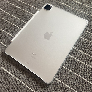 适用苹果iPad Pro11寸保护套12.9缺边壳air5吸笔超薄air4磨砂硬壳