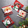 2023圣诞节饼干包装袋烘培独立透明卡通图案雪花酥西点自粘袋