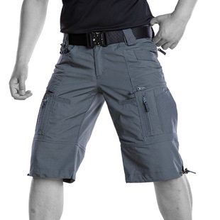 战术裤男隐忍迷彩裤男士短裤夏季外穿设计感户外服装多口袋短裤男