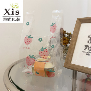 透明塑料袋冰粉凉粉外卖打包袋甜品烘焙包装袋寿司沙拉奶茶芋圆袋