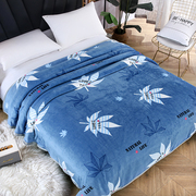 冬季法兰绒毯子单双人(单双人，)加绒加厚铺垫床床单空调午睡盖毯珊瑚绒毛毯