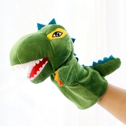 恐龙手偶毛绒玩具套手玩偶嘴巴，能动幼儿园表演讲故事娃娃亲子互动