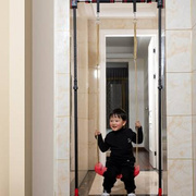 秋千支架室内儿童婴儿家用伸缩杆，门上单杠宝宝，荡吊篮椅子吊绳配件