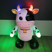 潮流儿童玩具同款电动跳舞小萌牛机器人动感音乐灯光魔性舞蹈
