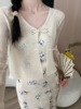 冰丝新中式中国风针织夏季长袖小开衫薄纱外穿披肩坎肩外套上衣女
