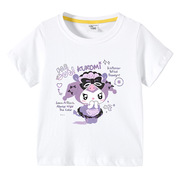 库洛米kuromi女童短袖t恤纯棉2023洋气，夏季8岁女孩童装夏装潮
