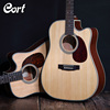 Cort考特MR710F/MR730FX民谣吉他男女学生41寸单板电箱木吉他