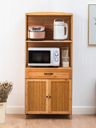 碗柜小型家用厨房储物柜多层置物柜经济型微波炉柜简易放碗柜橱柜