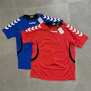 丹麦v箭标基础款光板，组队足球训练短袖，球衣速干运动t恤