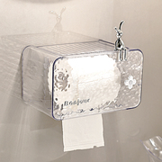 纸巾盒厕所卫生间壁挂式防水免打孔卫生纸抽纸盒，卷纸盒创意置物架