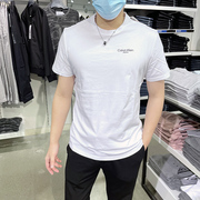 CK Calvin Klein男士夏季宽松时尚logo印花纯棉圆领短袖T恤潮