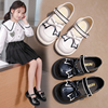 儿童鞋女童皮鞋韩版英伦，风时尚软底公主鞋，中大童黑色小学生演出鞋