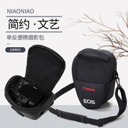 适用佳能尼康索尼单反单肩包摄影便携手提d90d80三角，包相机(包相机)包
