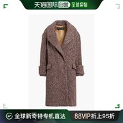 香港直邮OSCAR DE LA RENTA 女士羊毛混纺毛圈大衣