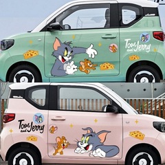 菱宏光马卡龙猫和老鼠车身贴纸