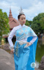 傣王妃服饰泰国传统服装女套装，秋冬立领长袖长裙日常迎宾工作服