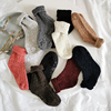 caras韩国儿童羊毛袜加厚袜子冬天保暖长款堆堆袜潮宝宝中筒洋气