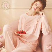 rosetree孕妇睡衣春秋长袖套头，月子服日系家居服套装2024年