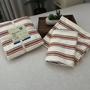 纯棉针织双股加厚四件套 床单 枕套 被套150×210