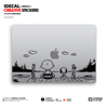 idecal苹果笔记本外壳贴膜macbook配件配件局部贴纸，11121315寸
