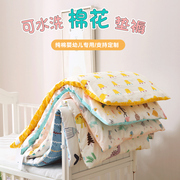 婴儿床垫棉花可水洗宝宝小褥子，新生儿纯棉床褥垫薄幼儿园儿童褥子