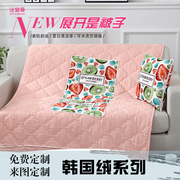 韩国绒抱枕两用多功能抱枕毯汽车沙发办公室靠垫折叠毯夏凉空调被