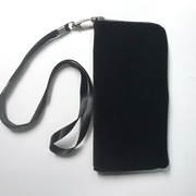 6.7英寸适用红米Note 13 Pro手机包拉链保护套加绒布袋子可挂脖子