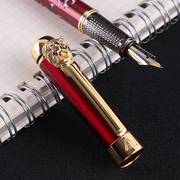 烂笔头商务钢笔墨囊可替换硬笔弯头笔尖办公美工金属笔杆礼物书法