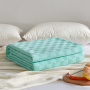 日式纱布毛巾被夏季薄款纯棉单人办公室空调毯双人午睡毯儿童盖毯