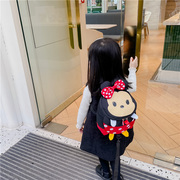 幼儿园书包2023宝宝男女可爱双肩包韩版卡通米老鼠防走失儿童背包