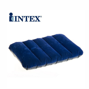 intex植绒充气枕头午休枕头，户外枕头充气床垫，枕头外科颈枕