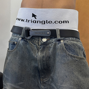 triangleproject23ss鼠标logo破坏水洗高街纯棉高腰内裤男女潮