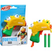 孩之宝Nerf热火堡垒之夜micro guaco薯条热狗jolt软弹发射器玩具