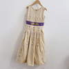 100-150迪*尼女童，安娜公主裙刺绣款礼服，裙连衣裙儿童裙子