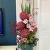 欧式仿真花束客厅摆件饭厅装饰落地大花瓶假花乾燥花卉花艺创意摆
