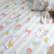 2.35米宽幅床上用品宝宝，布料儿童纯棉全棉，床单幼儿园被套加工定制